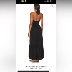 Black Halter Dress
